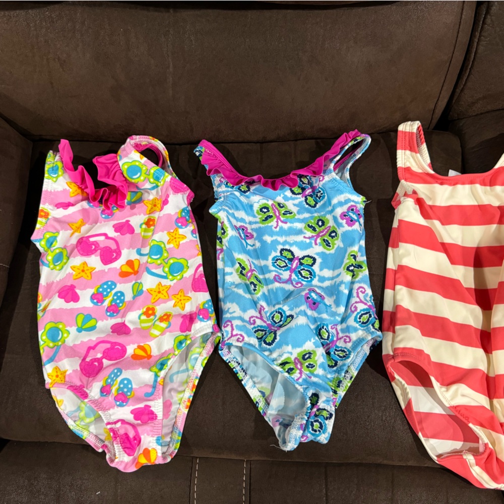 18 / 24 month baby girls swimsuits. New without tags